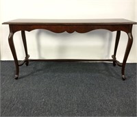 Mahogany Sofa Table with Queen Anne Legs