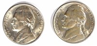 2 - 1939-S JEFFERSON NICKELS GEM BU