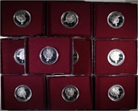 (10) 1982 Geroge Washington Proof Half Dollars.