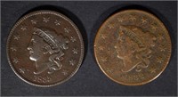 1832 F/VF & 1835 F/VF U.S. LARGE CENTS