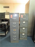 2 Four Drawer Filing Cabinets