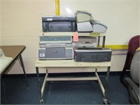Metal Cart and Printers