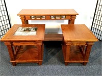 3 of Mission Oak Style Tables
