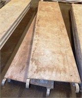 Two Bil-Jax Plywood & Aluminum Scaffolding Planks