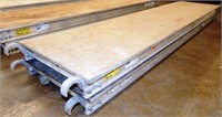 Two Bil-Jax Plywood & Aluminum Scaffolding Planks