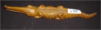 Hand Carved Alligator 18.5"l