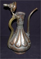 Antique Copper Ewer 16"h