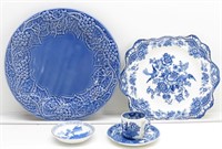 Collection of Blue & White Porcelain Plates