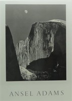 ANSEL ADAMS-(1960) Moon and Half Dome, Yosemite...