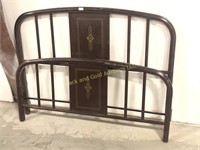 Full-Size Painted Metal Bed Frame