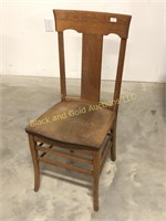 Quarter Sawn Oak Straight Chair