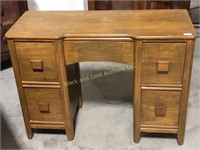 Refinished Four Drawer Pine Vanity