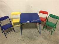 Child Size Folding Table & Chairs