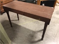 Primitive Painted Pine Box Crate Table