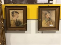 10 x 12 Framed Boy and Girl Prints