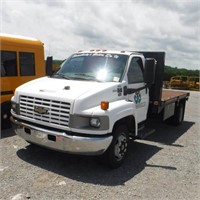 2006 CHEVY C5500 S/A FLATBED TRUCK