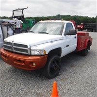 1994 DODGE RAM 3500 S/A FLATBED TRUCK