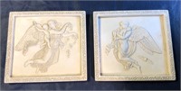 Pair of Guardian Angel Plaques