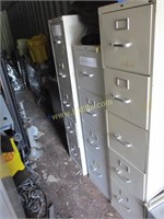 (3) Metal File Cabinets.