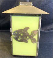 Metal Green Fish Lantern