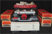 4 Clean Boxed Lionel Freight Cars