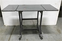 Metal typewriter table