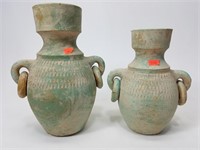 2 ceramic pottery jugs