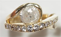 $12000. 14K Diamond Ring