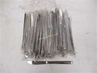 (94) Stainless Steel Butter Knives.
