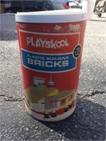 Playskool Plastic Building Bricks