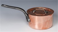 MAUVIEL M'HERITAGE COPPER CASSEROLE SAUCE PAN