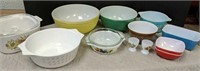 Assorted lot of Mid Century Vintage Pyrex & More