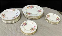 Assorted lot of Crown Derby Plates-"Derby Posies"