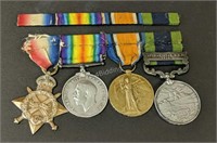 WW1 Trio Plus Afghanistan N.W.E Medals