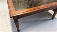 Beautiful copper inlay coffee table