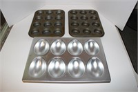 Mini Muffin Pans and Oval Mold
