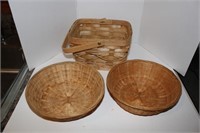 Bread Baskets and Napkin Basket