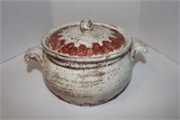Early Stoneware Pot with Lid