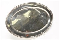 Vintage Sterling Silver Oval Tray, Fred M. Hirsch