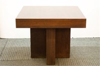 Milo Baughman Side Table, Mid-Century Modern, Wood