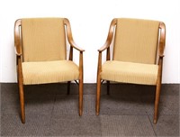 Danish Mid-Century Modern Armchairs, Teakwood