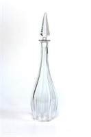 Baccarat "Dagger" Decanter, French Lead Crystal