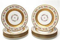 Royal Bavaria Hutschenreuther Porcelain Plates, 12