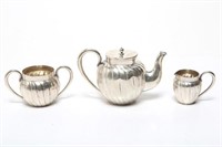 Antique German Silver Tea Set, by Otto Schneider