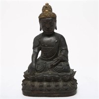 Chinese Ming Dynasty Bronze Buddha Shakyamuni
