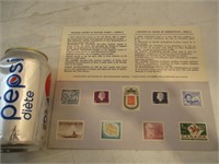 Postes Canada - Carte Souvenir 1964