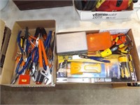 WRENCHES, DRIVERS, SEVERAL PLIERS & OTHER TOOLS
