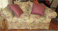 J.Raymond Collection Floral Upholstered Love Seat