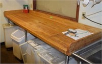 LARGE WOODEN TABLE     (TABLE ONLY)