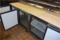 PREP TABLE WITH REFRIGERATORS